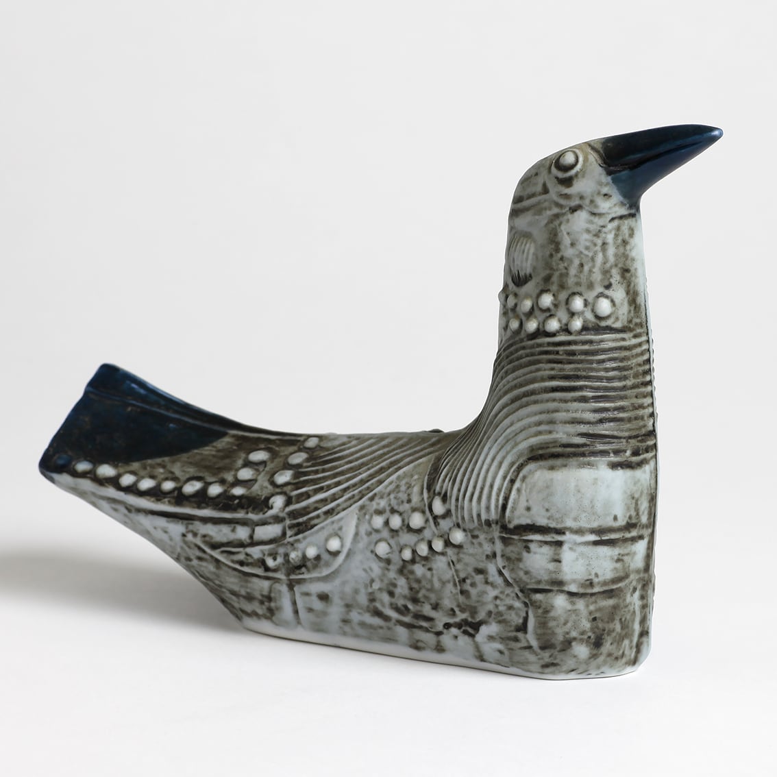 ロールストランド窯　Bertil Vallien デザイン　鳥　ヴィンテージ Rorstrand ロールストランド Terra テラ 鳥のフィギュリン 北欧