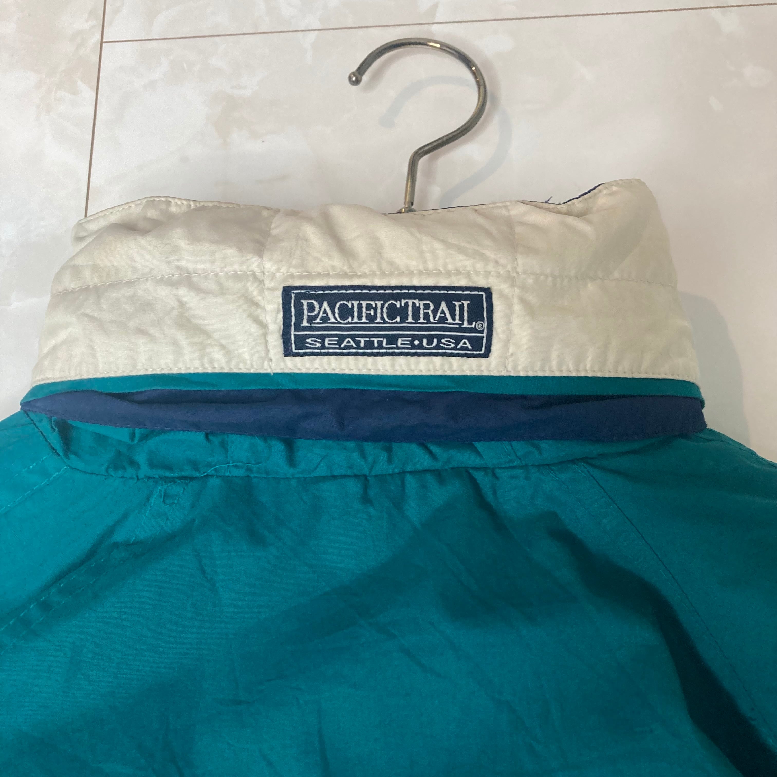 90's】【ラグランスリーブ】PACIFIC TRAIL ジャケット M フード収納