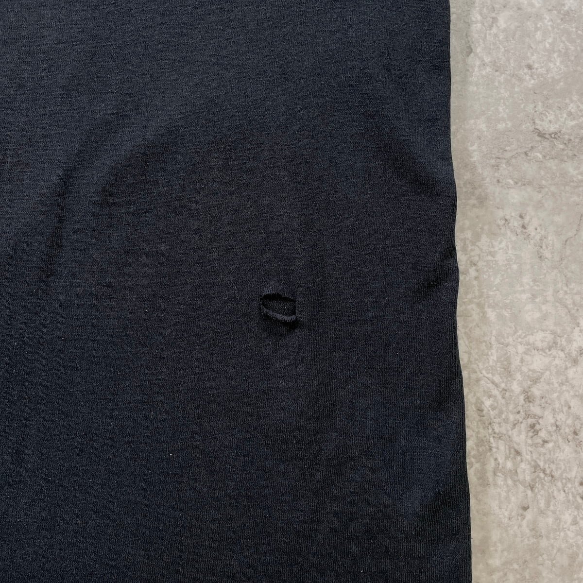 80年代 USA製 無地 ブランク ポケットTシャツ ポケT メンズL~XL相当