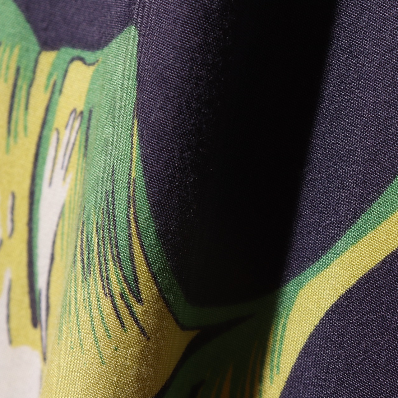 美品 L レーヨン 総柄 ポロラルフローレン 半袖開襟シャツ Clayton クレイトン