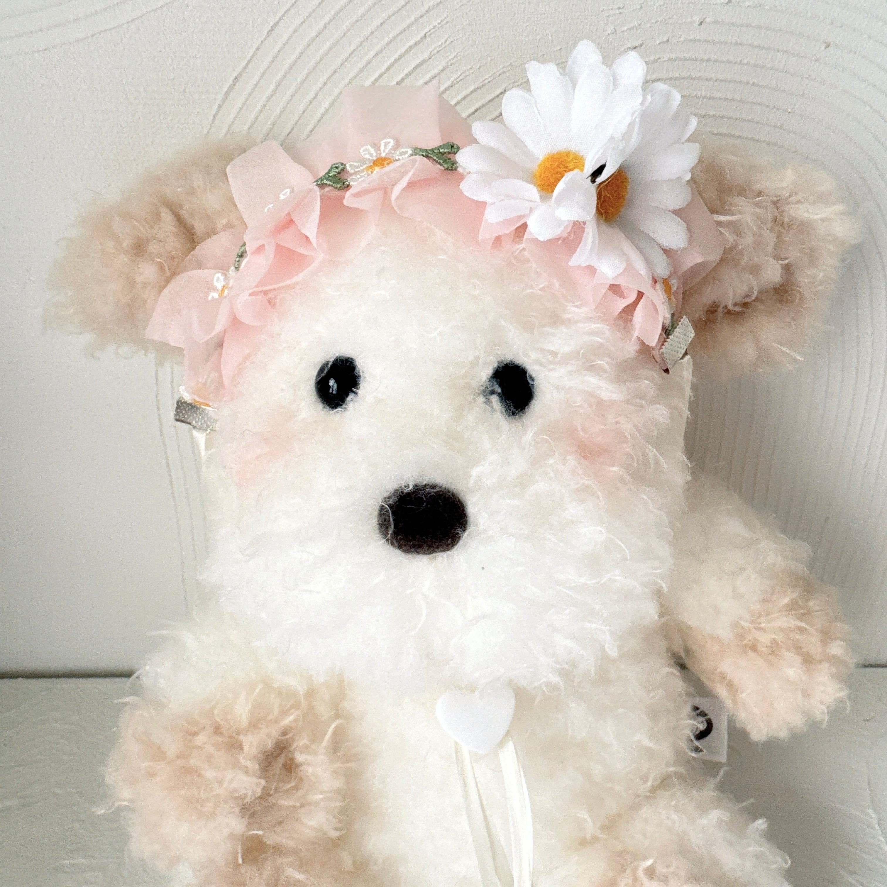 ピンクフリフリお花ヘッドドレス