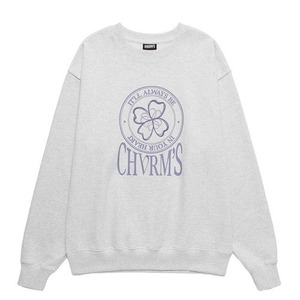 [CHARM’S] Eunha lilac Sweatshirt Melange 正規品 韓国ブランド 韓国ファッション トレーナー