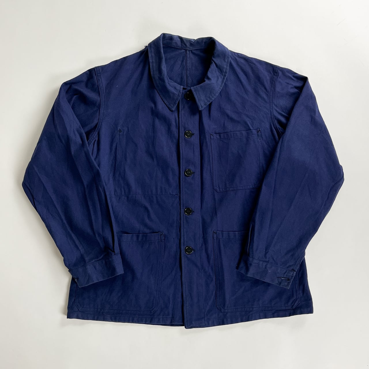 1960s "French Army" Blue Cotton Twill Work Jacket