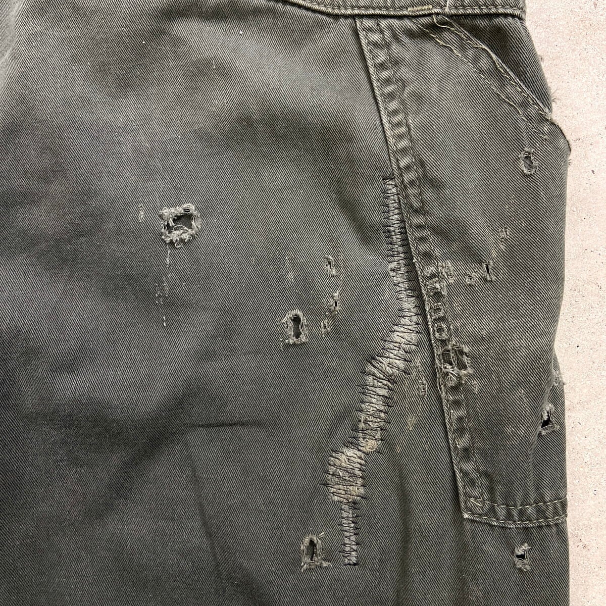 60年代 USA製 Lee リー チェーンステッチ オールインワン メンズXL