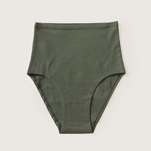 hi-waist (dark green)