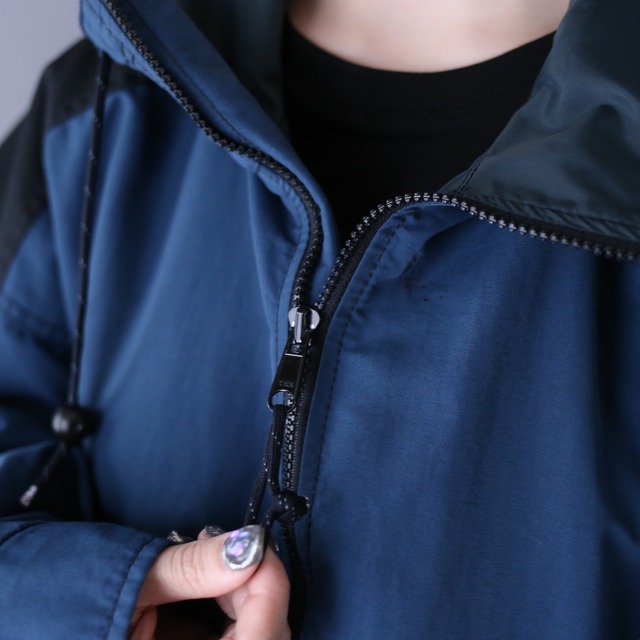 "Columbia" good coloring over silhouette anorak parka