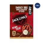 【3セット】ジャックリンクス チキン スティック スモーキーBBQ味 10袋 x 30g