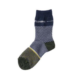 TRICOTÉ / mini checkered bicolor  socks TR43SO029