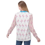 Women's Pull Over Sweatshirt White 4295