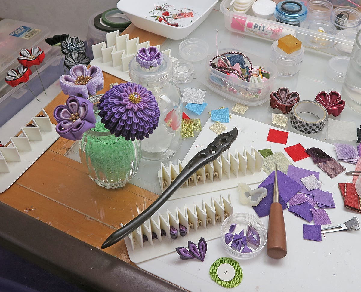 つまみ細工が簡単になる!3Dプリンター製作のアプリケーター/丸つまみ用