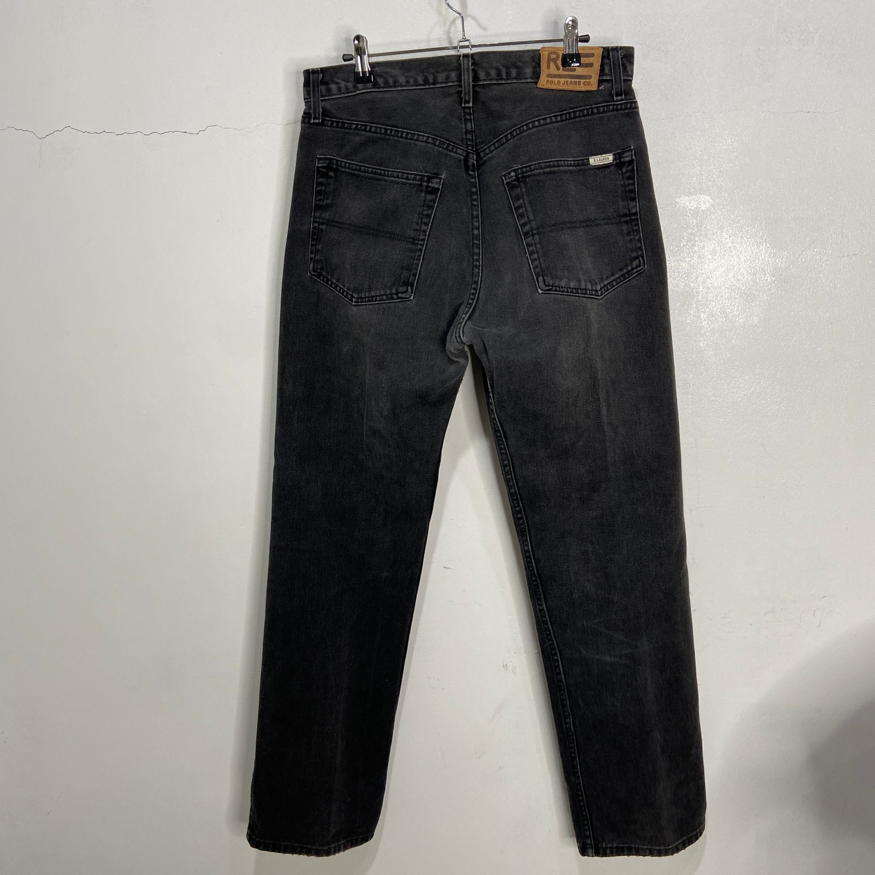 POLOJEANS ラルフローレン ブラックデニムパンツ イージー POLOJEANS ラルフローレン ブラックデニムパンツ イージー