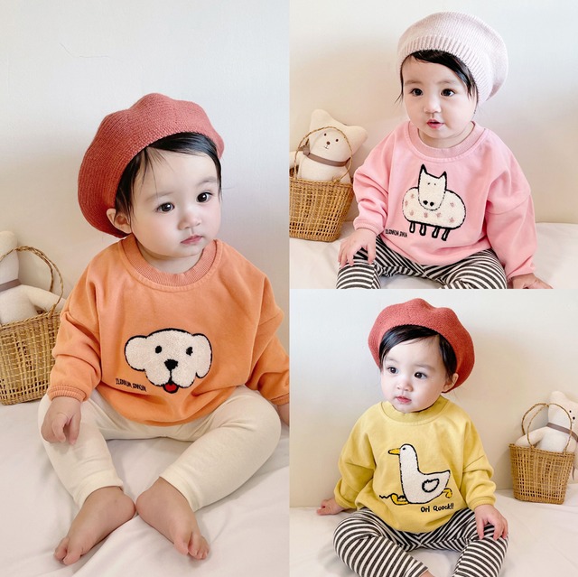 オータム刺繍セーター トップス ロング 大人ガーリー スウィート キュート カジュアル 秋物 超面白いベビーショップ80429340193