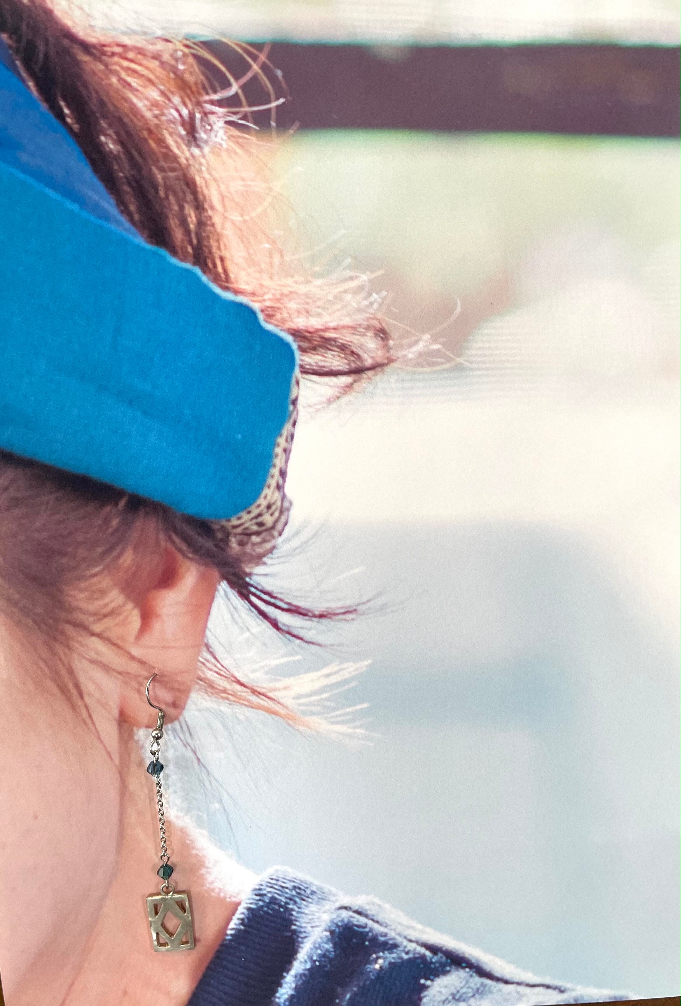 花ブロックピアス 「トキヲヘテ」