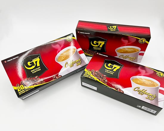 ベトナムコーヒー G7インスタントコーヒー カフェオレ 3in1 3箱 ベトナムコーヒー G7インスタントコーヒー カフェオレ 3in1 3箱