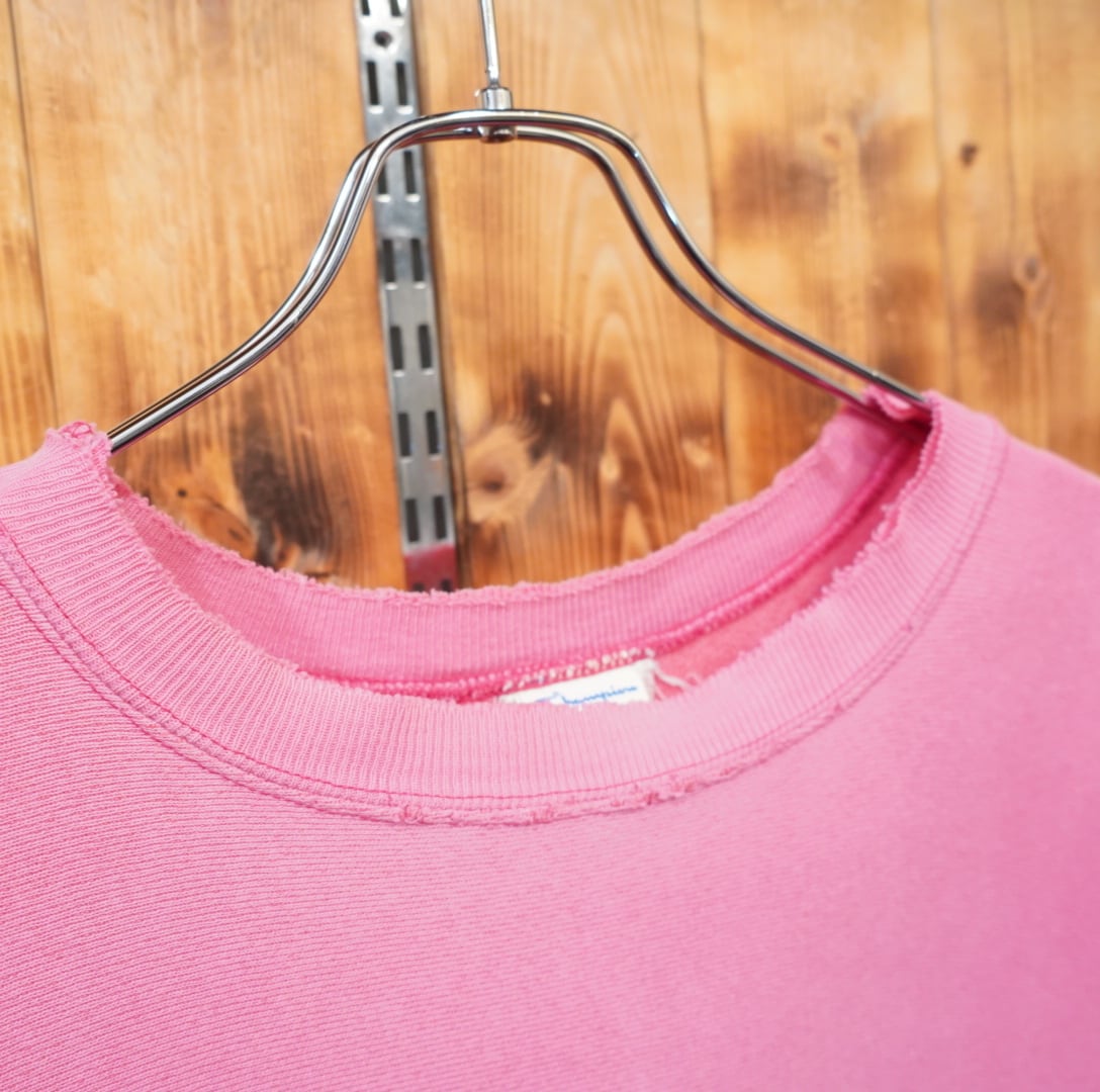 リバースウィーブChampionトレーナーL ピンク 90年代 90s チャンピオン アメリカ製 リバースウィーブ ピンク