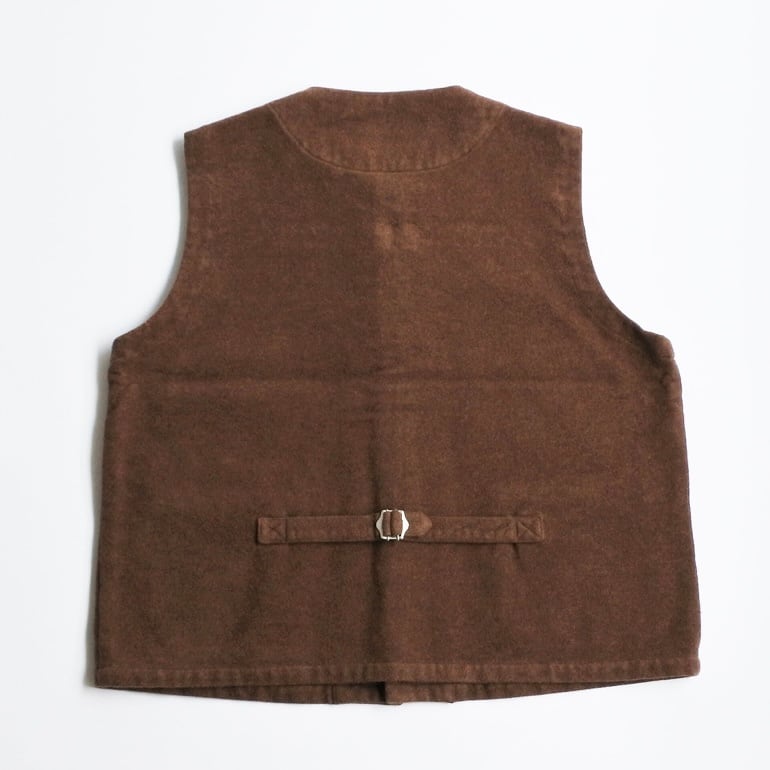 【HARVESTY】 COTTON MELTON WORK VEST コットンメルトンワークベスト (3色展開) | ROGER'S North  land powered by BASE
