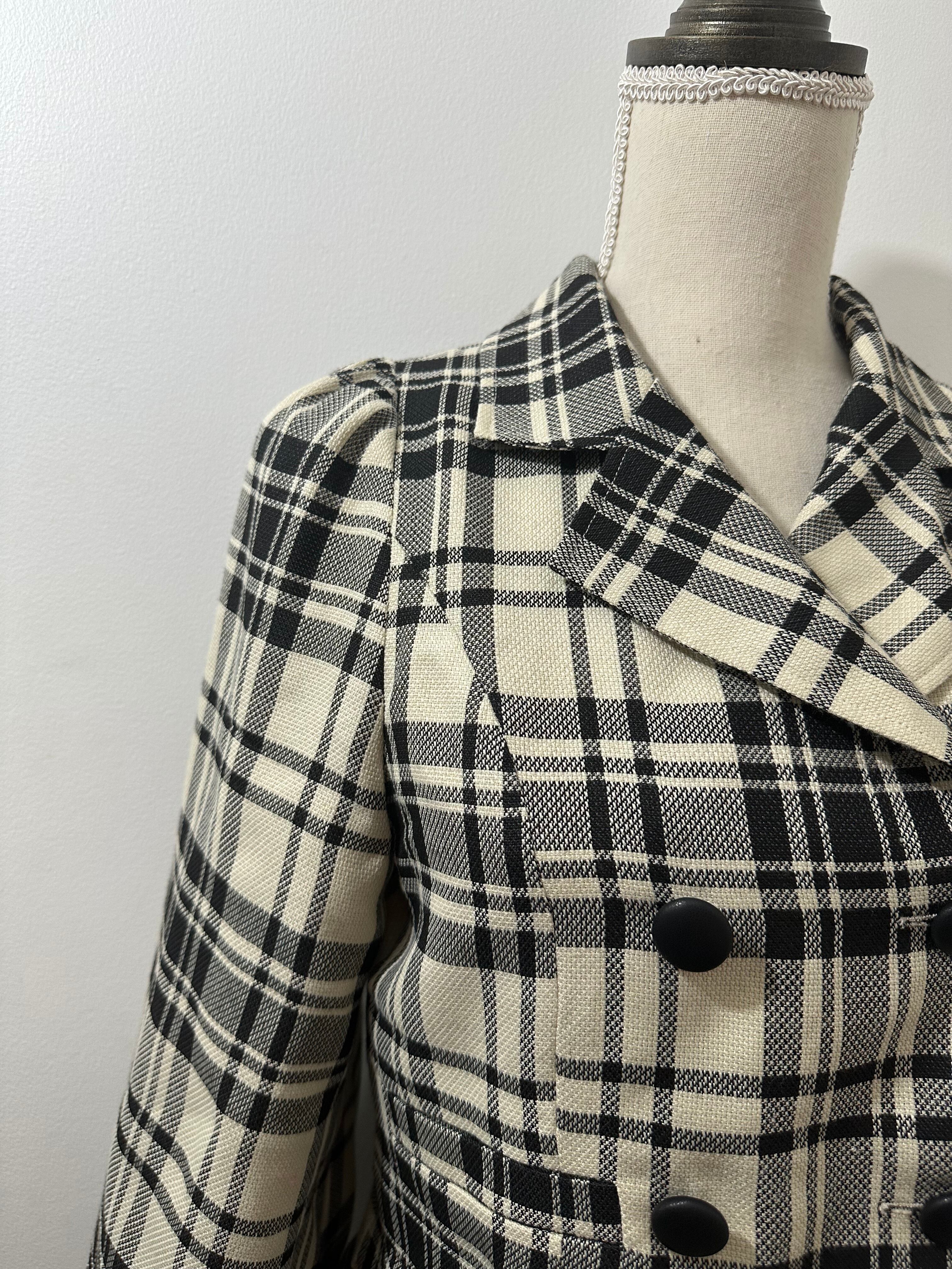 meltie miel check jacket&necktie