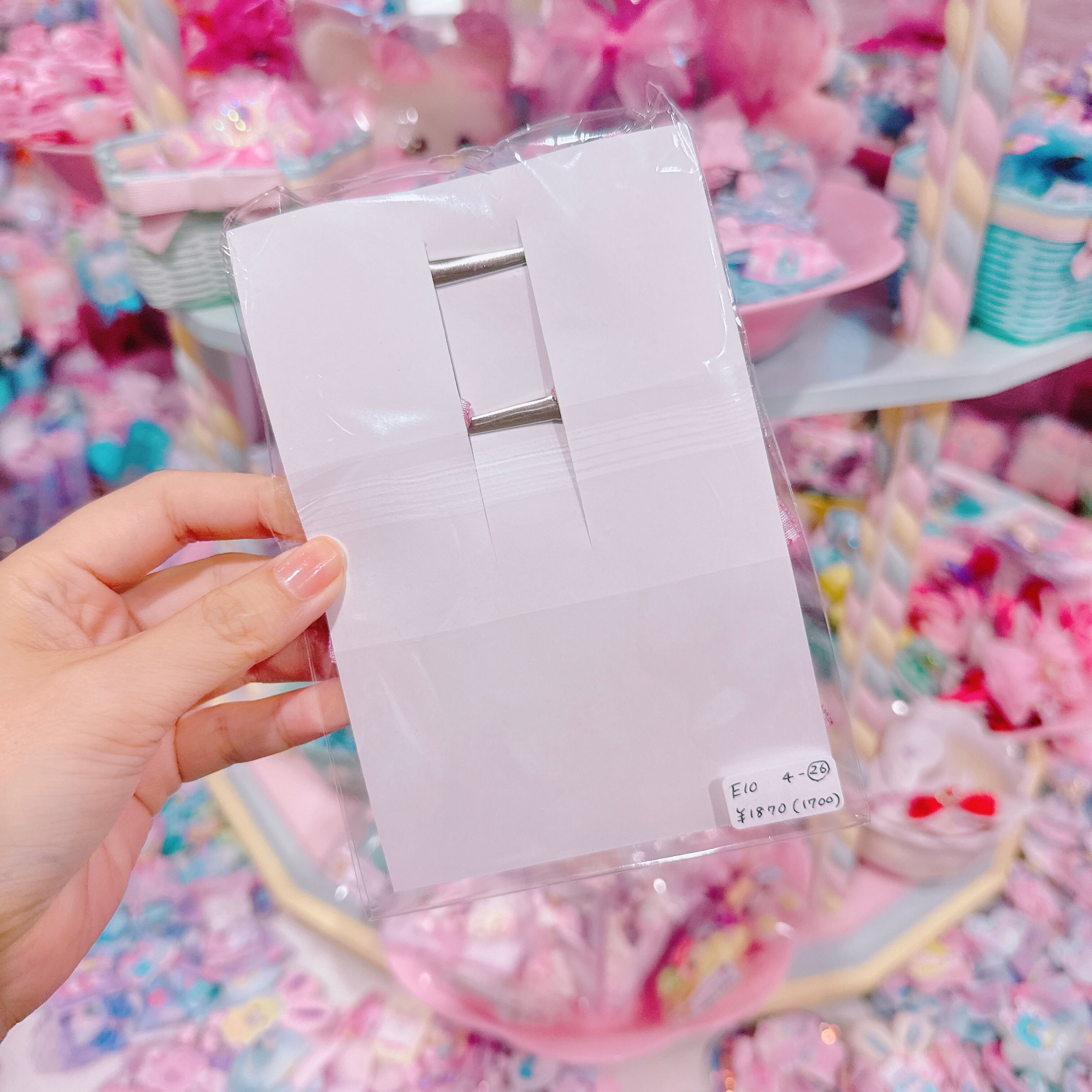 【E10】4-26ツインヘアクリップ