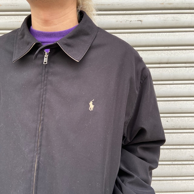 ラルフローレン　スウィングトップ　ハリントンジャケット　ブルゾン　ブラック　XL