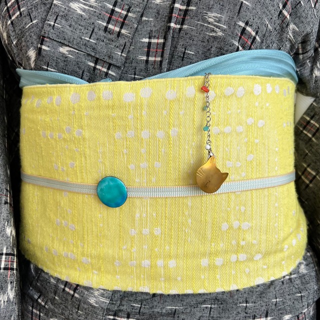 和洋兼用『掌のジュエリー』　おとぼけねこ、でいご　3歳　男の子