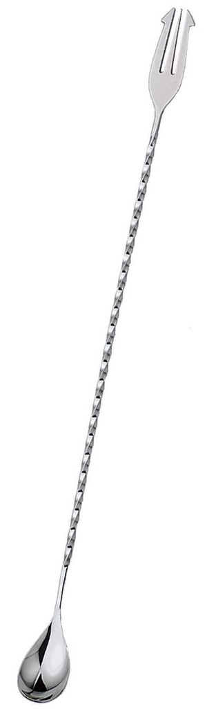 【在庫処分】ナガオ 燕三条 プロフェッショナル バースプーン 37cm 右利き 18-8ステンレス 日本製 MR-654