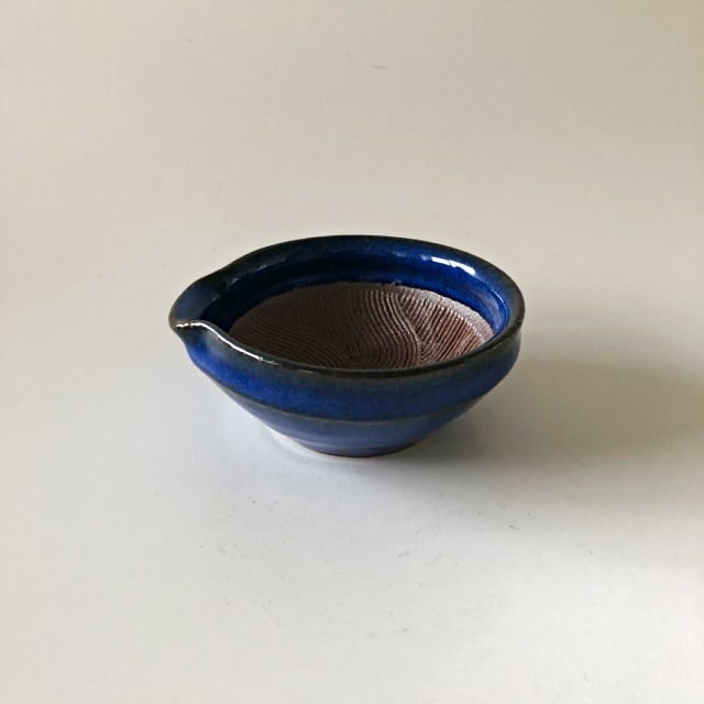 山只華陶苑 すり鉢 JUJU mortier3寸_アズール | utsuwa花亭