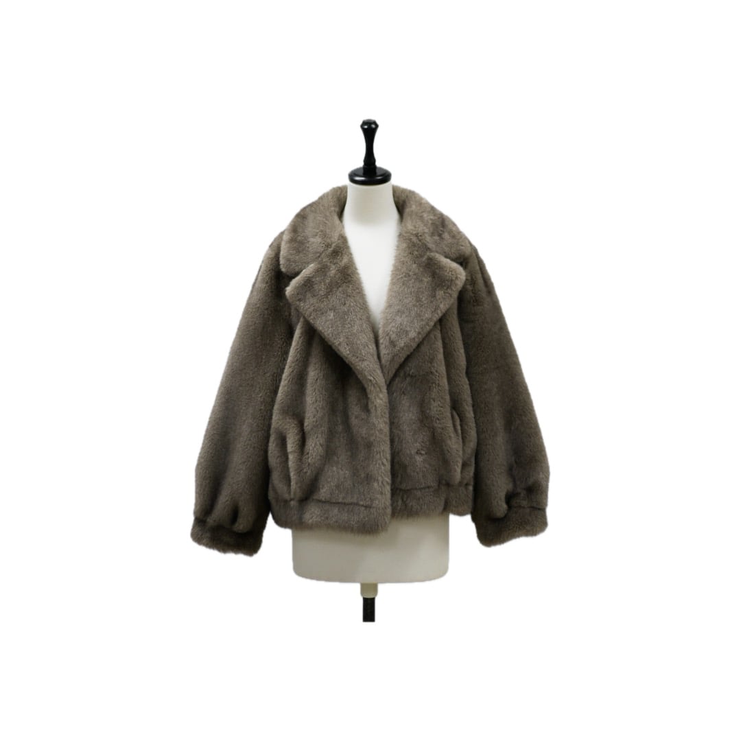 Elegant tailored fur coat