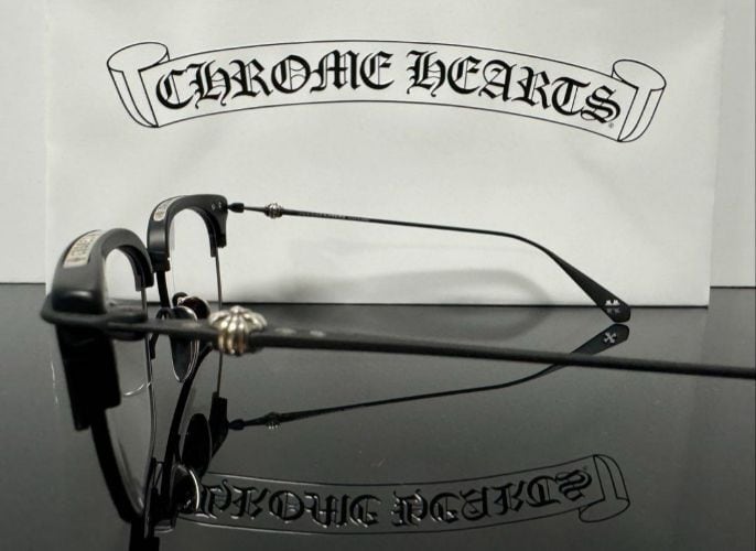 CHROME HEARTS クロムハーツ SLUNTRADICTION マットブラック メガネ