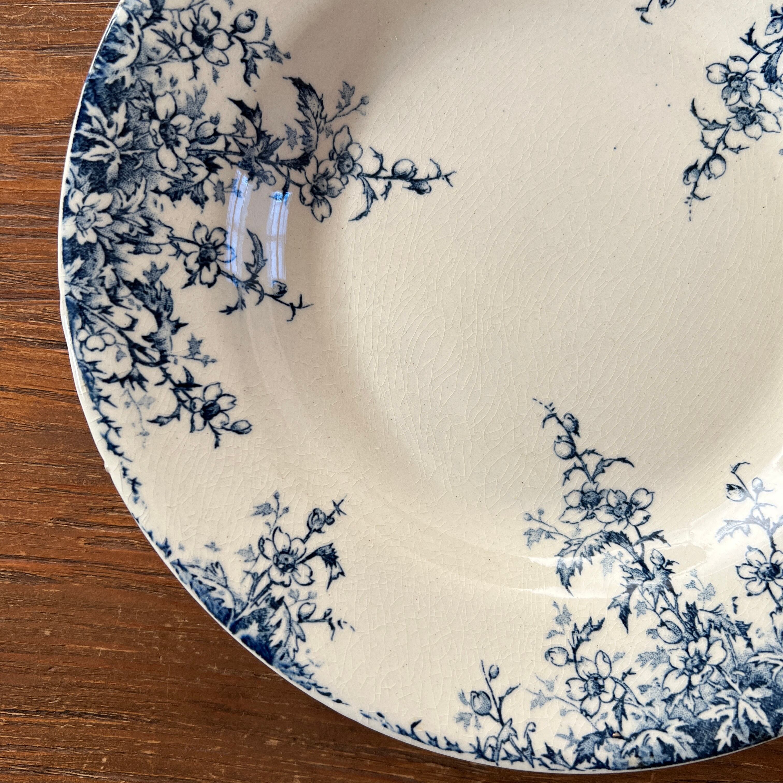 人気のジアン スープ皿（A） アンティークプレート フランスアンティーク