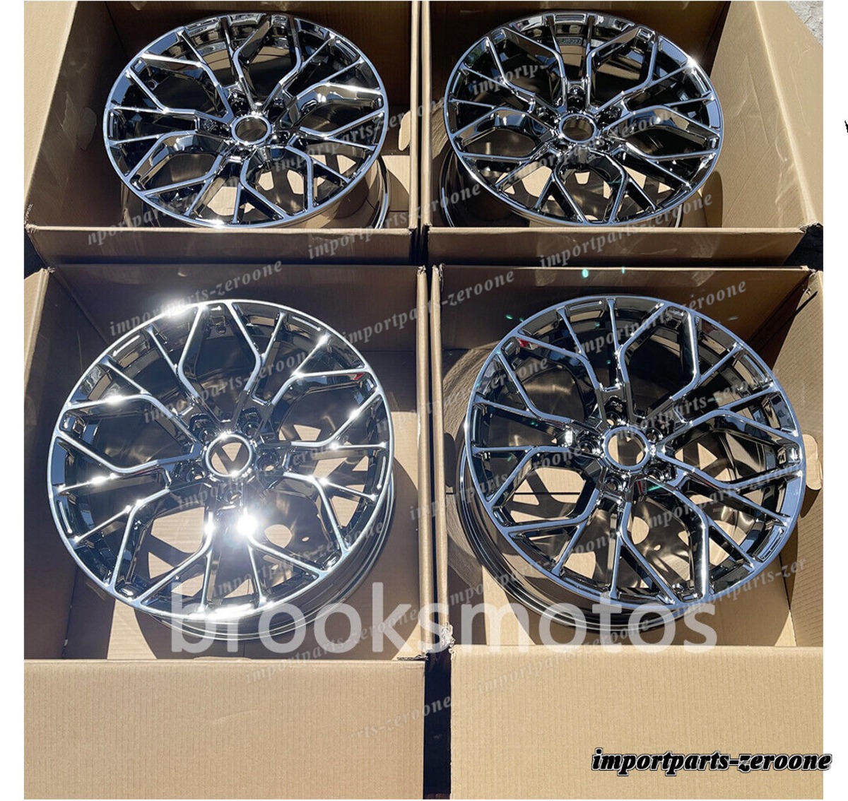 21インチ ニュースタイルブラック鍛造ホイール テスラ モデルS 21x8.5 