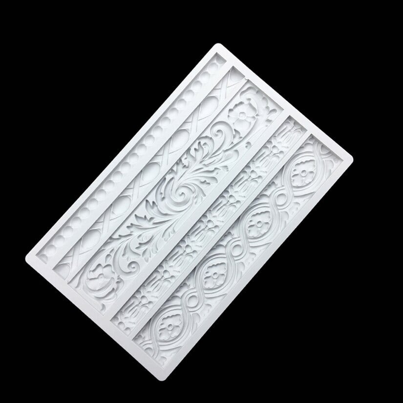 デザインライン(5種類)a シリコンモールド | シリコンモールド・クレイ