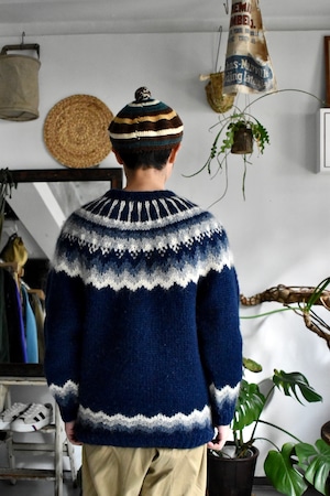 80‘s-vintage  “Nordic knit sweater“ made in Iceland“