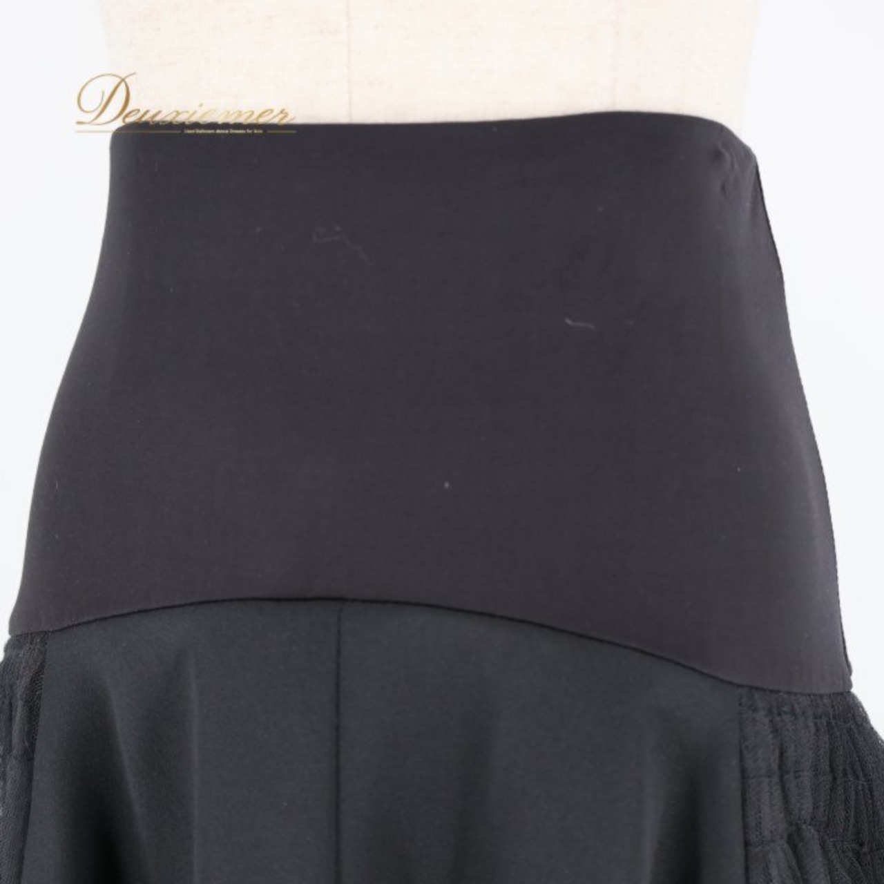 社交ダンス 衣装 スカート ブラック系 チャコット Chacott 黒 日本製 練習 レッスン 無地 シンプル チュール 上品 かわいい ダンス衣装 イベント ステージ パーティー ふんわり ボリューム オールブラック