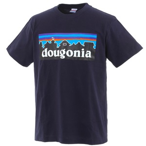 愛媛 道後温泉 Tシャツ dougonia（ドウゴニア）ご当地Ｔシャツ ネイビー