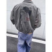 【暖かさUP】VINTAGE ストリート コーデュロイ 中綿ジャケット T2375