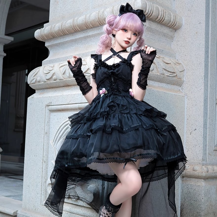 ゴスロリ通販 With U ファッション ゆめかわ 花嫁 ドレス ロングテール