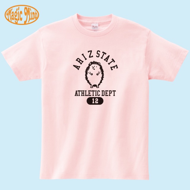 【カレッジハリネズミ】 ユニセックスTシャツ☆ マジックマインド