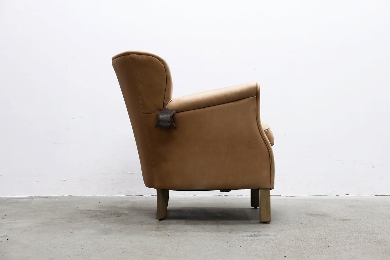 HALO ハロ FAT LUXE GREEN WHICH CHAIR 本革 1P ソファ レザー