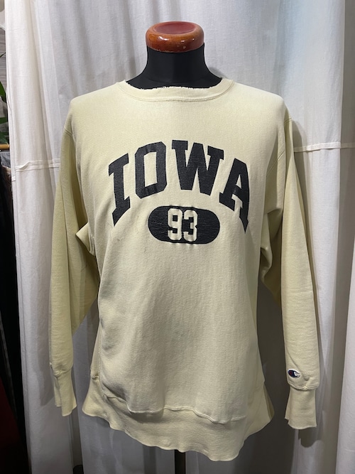 USA製 80's vintage champion リバースウィーブ IOWA スウェット　L