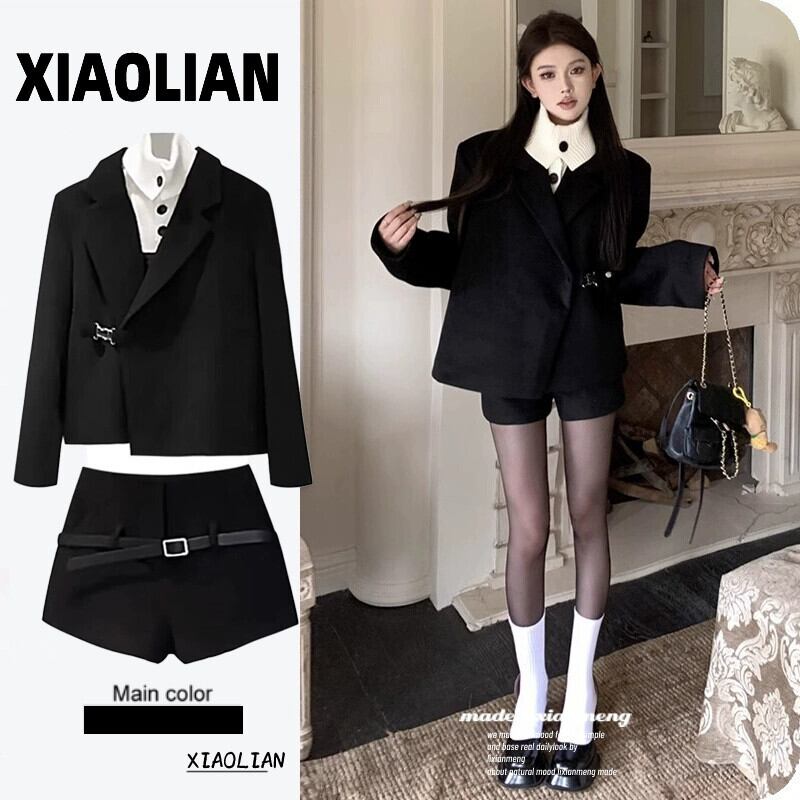 送料無料】アウター Xiaoxiangfeng 金持ち娘スーツスーツウールコート