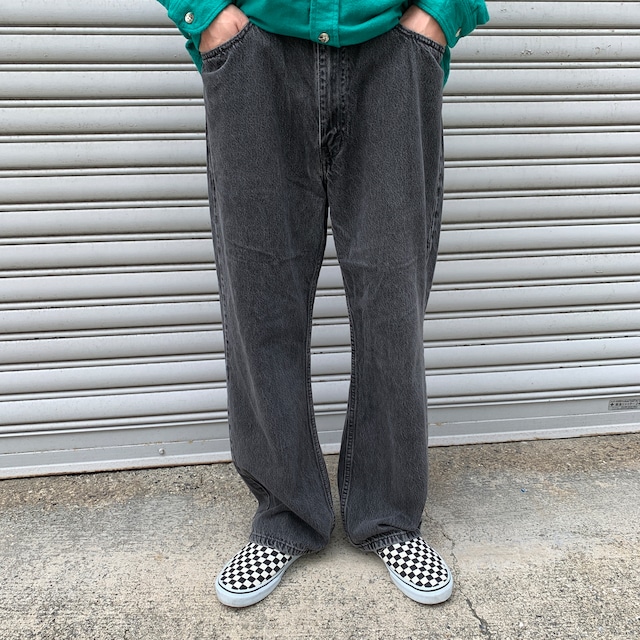 Levi's リーバイス 565tm'97 ワイドブラックデニムパンツ W36