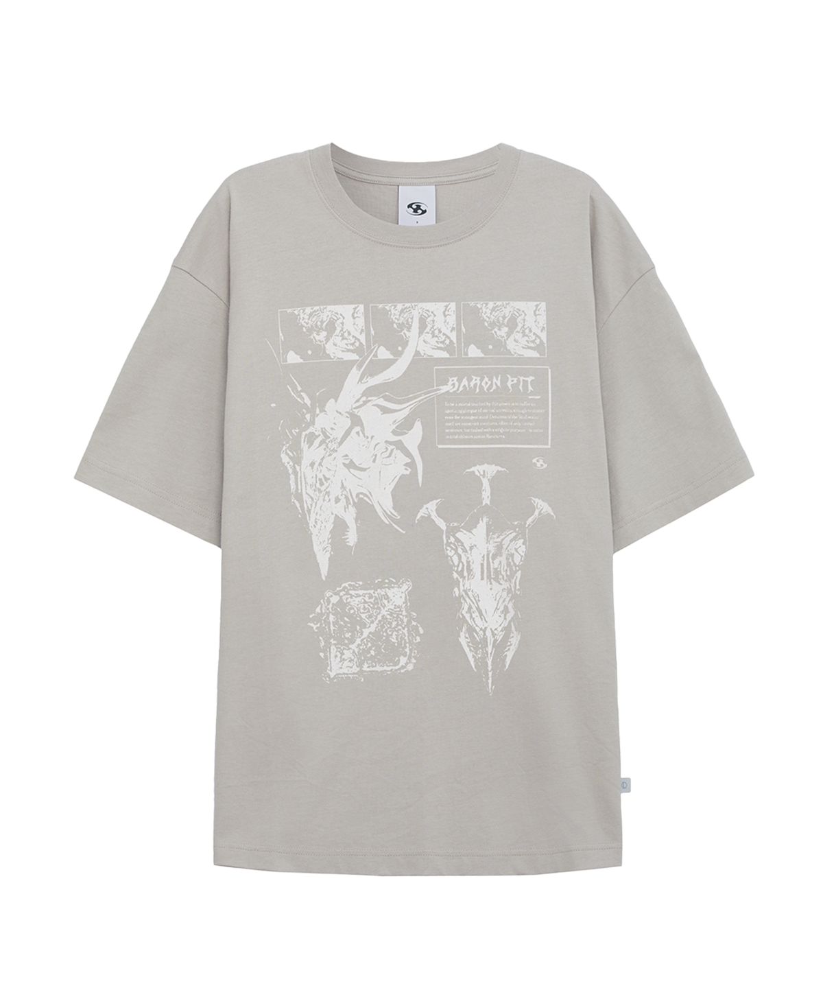 SAN SAN GEAR] BARON PIT T-SHIRT [WARM GREY] 正規品 韓国ブランド 