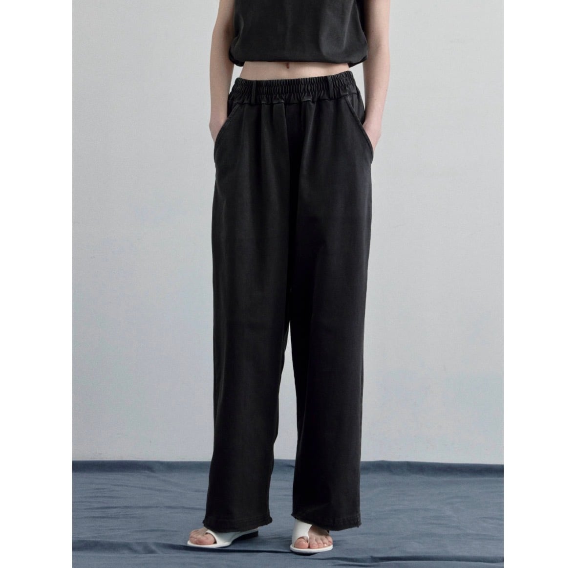 (丈直しPaypay)akiko_mitan様専用ページ:【 NOKCHA original 】ashed long pants ブラック