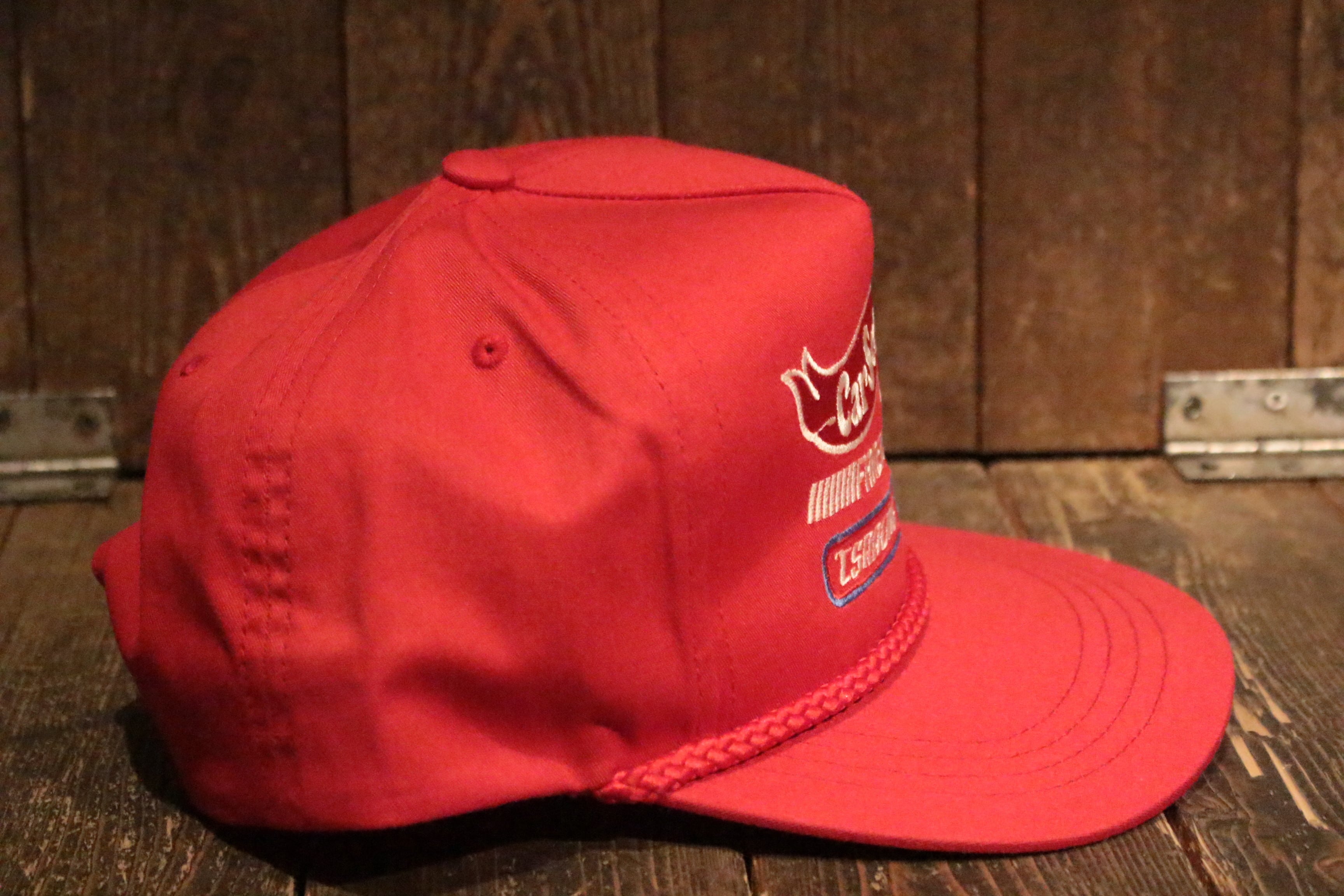 HIDE AND SEEK】×【CarService】Work CAP RED (ハイドアンドシーク 