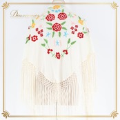 フラメンコ 衣装 シージョ ピキージョ ホワイト系 レッド系 グリーン系 白 赤 緑 刺繍 花柄 フレコ トライアングル 小物 飾り 装飾 ダンス パーティ 発表会 フラメンコ衣装 フリル 衣装小物 ダンス小物 舞台衣装 発表会用 ライブ衣装 刺繍デザイン 花柄刺繍 フリンジ 小物飾り 装飾用