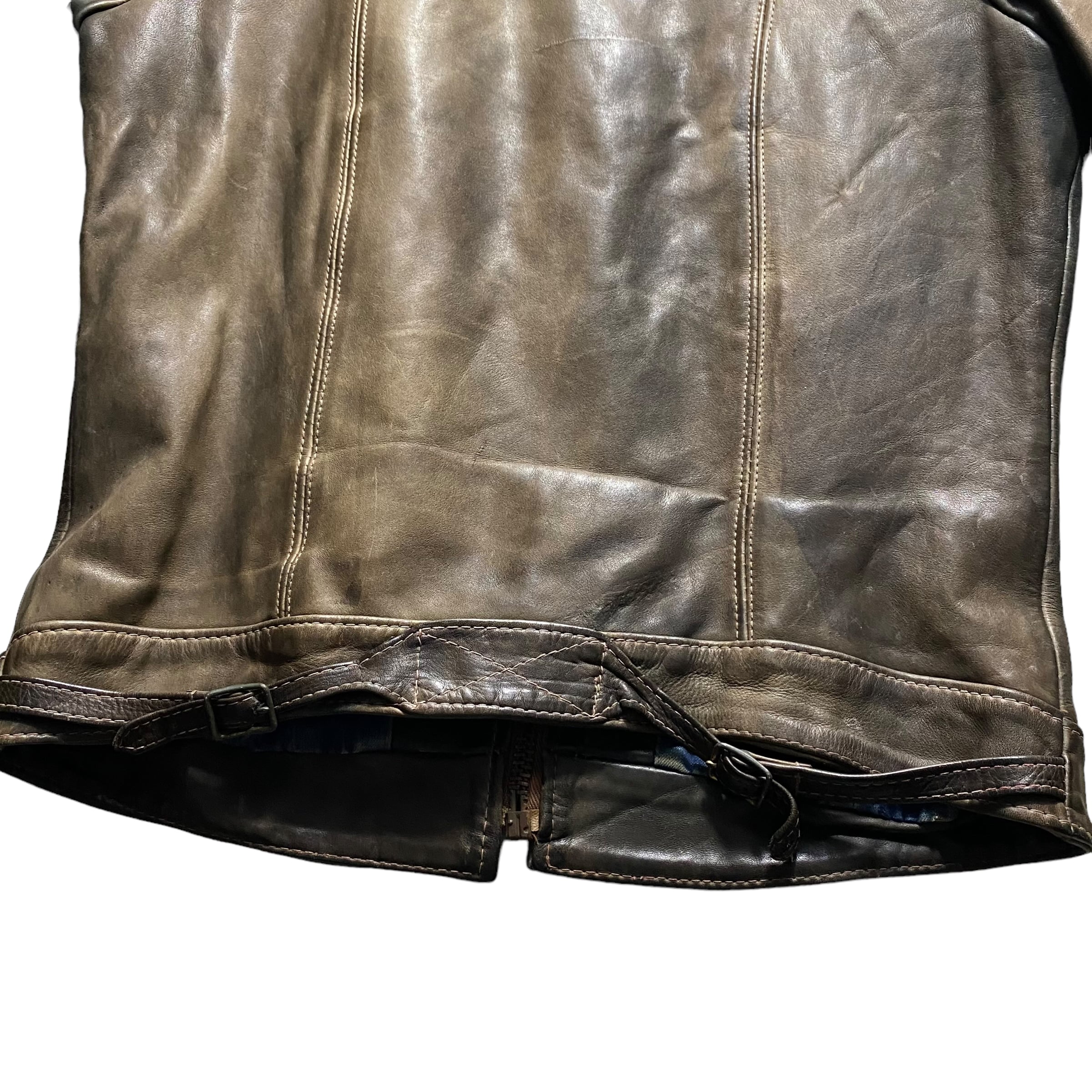 vintage 1970's MANGO ROAD craft leather jacket | NOIR ONLINE
