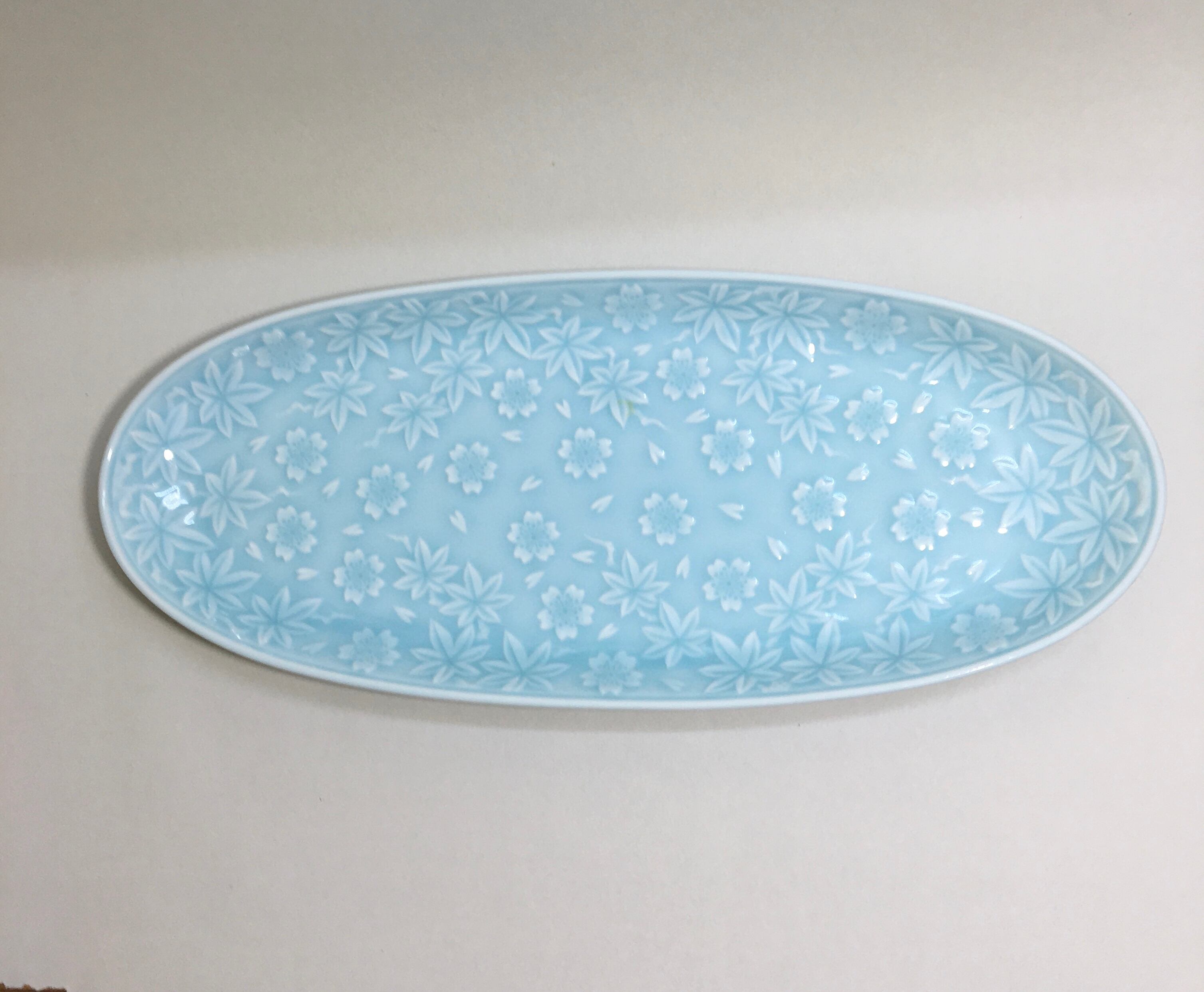 有田　尺皿 ☆有田焼 青磁 尺2寸皿 | Cross Border Merchandising