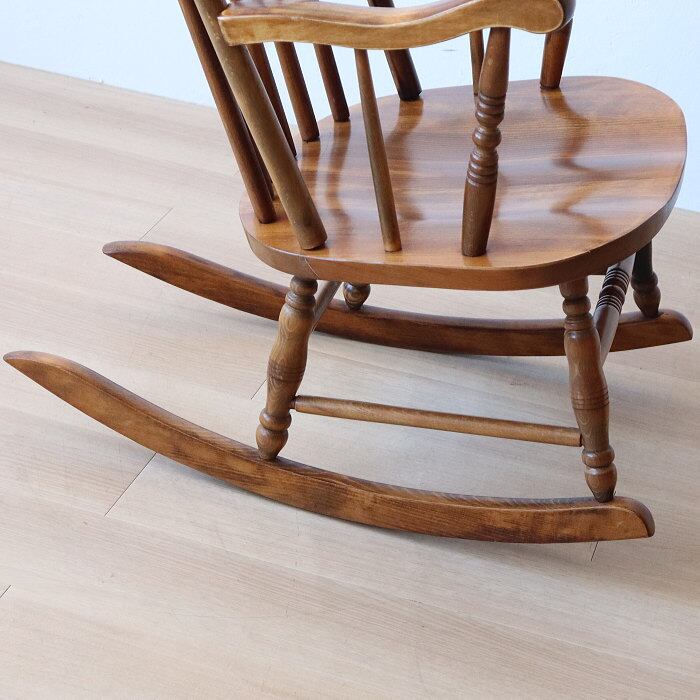 ヴィンテージ ロッキングチェア 飛騨の家具 古家具 ブナ材 無垢材 | RENOKA