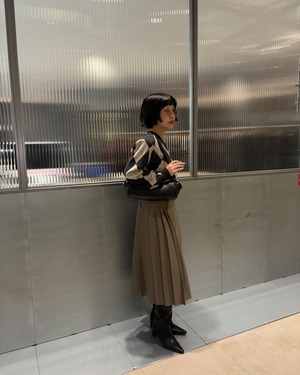 【26AW | WOMEN】PRANK PROJECT プランクプロジェクト / スカート / Double-Waist Pleated Skirt　31262515902