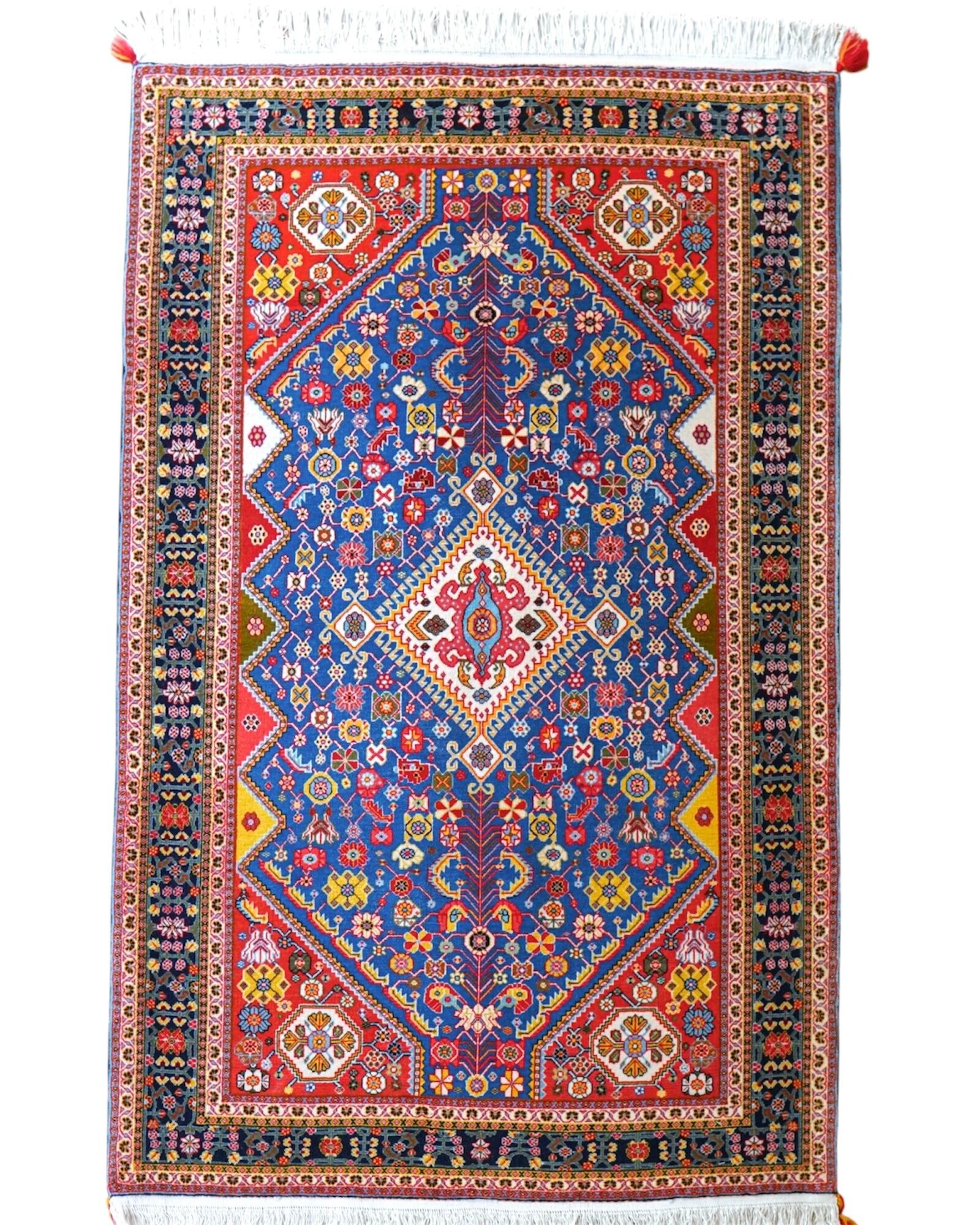 オールド ペルシャ手織り絨毯 カシュガイ族 157×108cm｜トライバルラグ